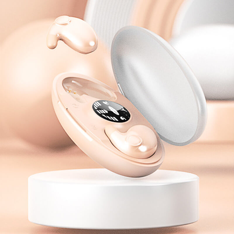 Wireless Sleep Headphones | Bluetooth 5.3, IPX5 Water Resistant | Flat Ergonomic Design, Charging Case for Extra Battery