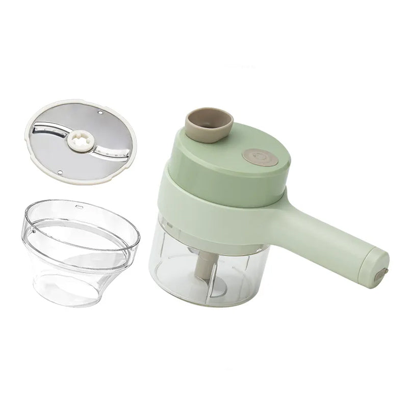 Wireless Vegetable Chopper | One-Button Electric Food Processor | USB Rechargeable 800mAh Battery, IPX5 Waterproof