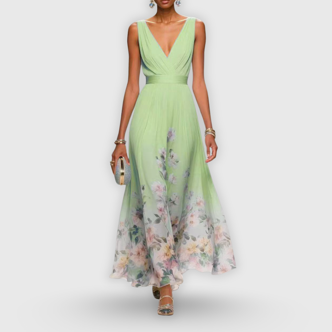 Women's Maxi Dress – Flattering Fit, Lightweight Polyester