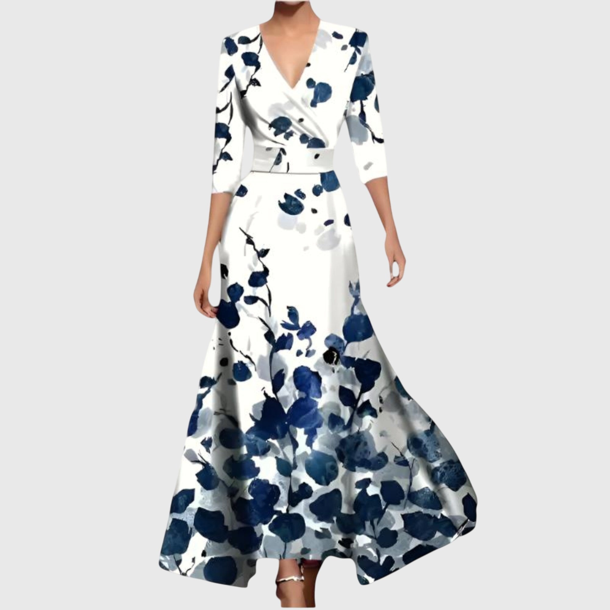 Women's Dress – 100% Polyester, Tailored Fit, Sizes S–2XL