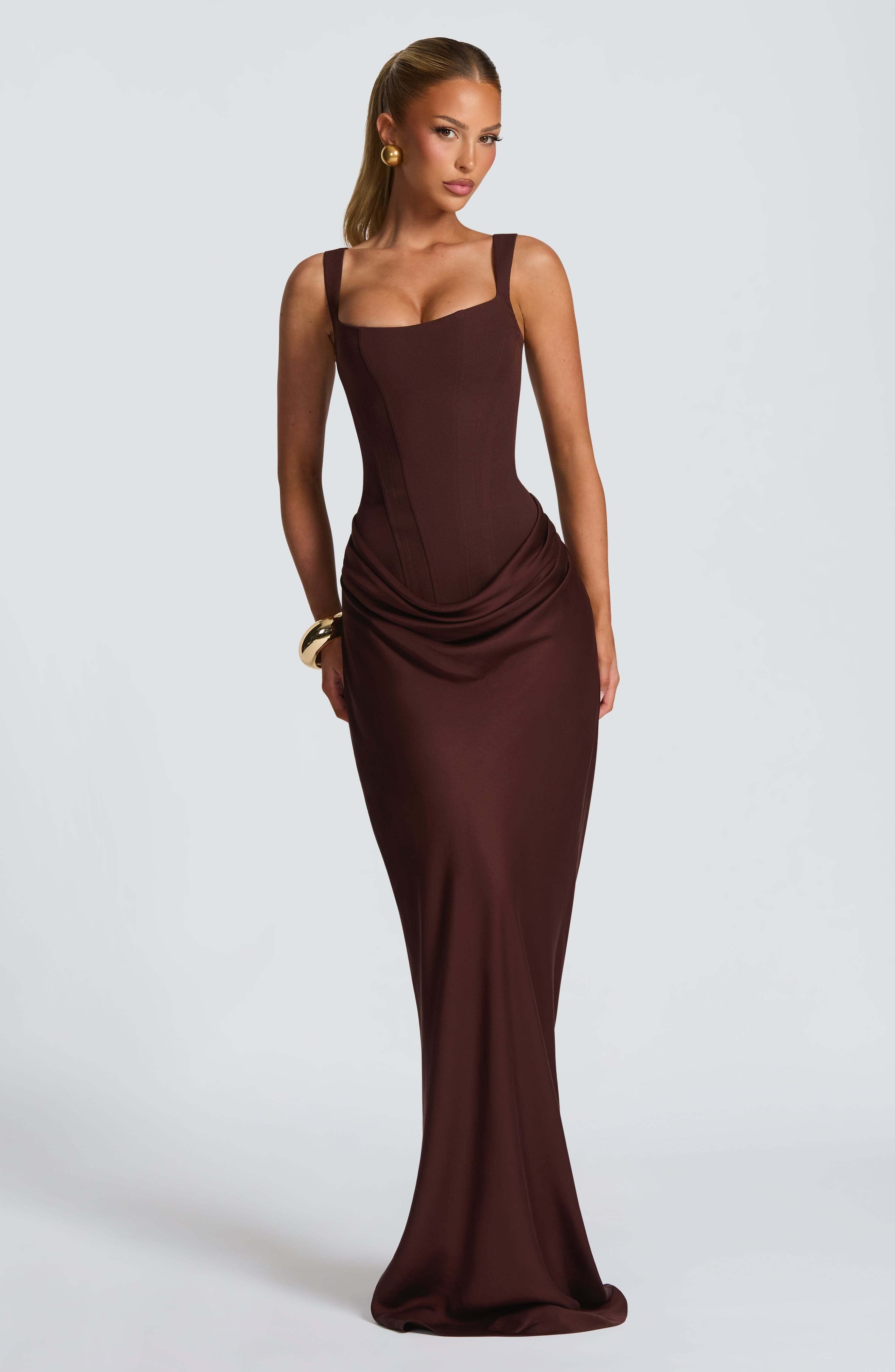 Women’s Sleeveless Bodycon Maxi Dress – Summer Wedding or Formal Attire