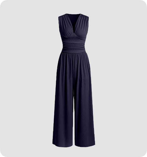 Women's Sleeveless Jumpsuit – Comfortable Fit