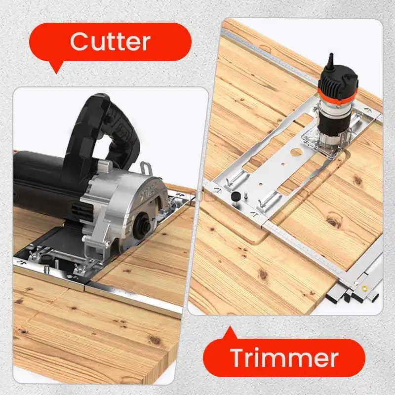 Wood Cutting Guide | Adjustable Circular Saw Rail Design