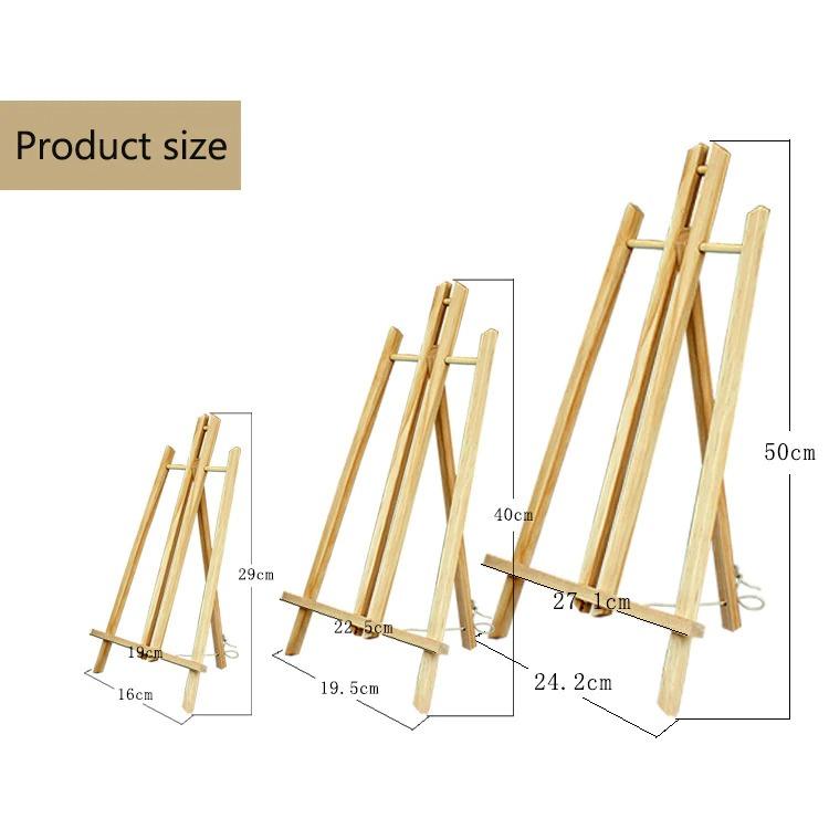 Wood Table Top Painting Easel | Foldable Adjustable Angle Stand | Supports A4 and A3 Art Boards for Painting and Drawing