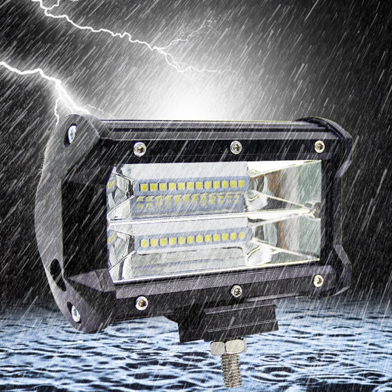 LED Work Light Pods Aluminium Alloy | 72 W 10800LM Flood Beam 6 Light Modes | IP67 Waterproof Strobe Lamp for Trucks 11