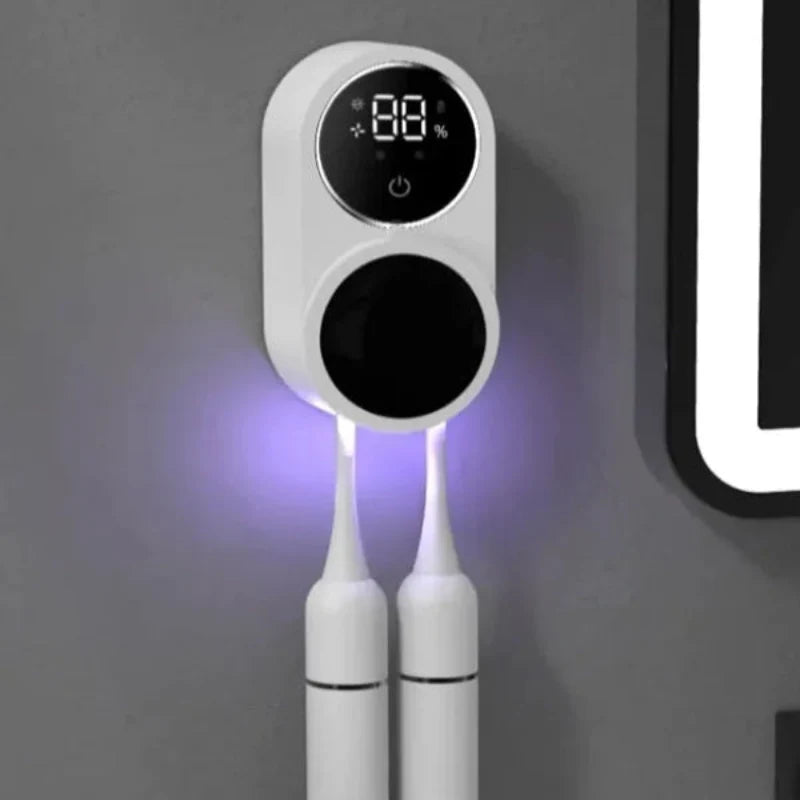 UV Toothbrush Sterilizer & Holder | Sensor-Activated UV-C Disinfection | 1800mAh Battery with 24/7 Auto Cleaning Cycle 5