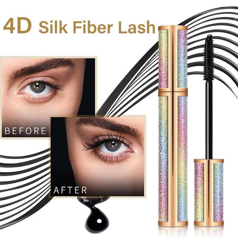 Silk Fiber Lengthening Mascara | 4D Waterproof Formula | Buildable Volume That Resists Clumping, Flaking and Smudging 8