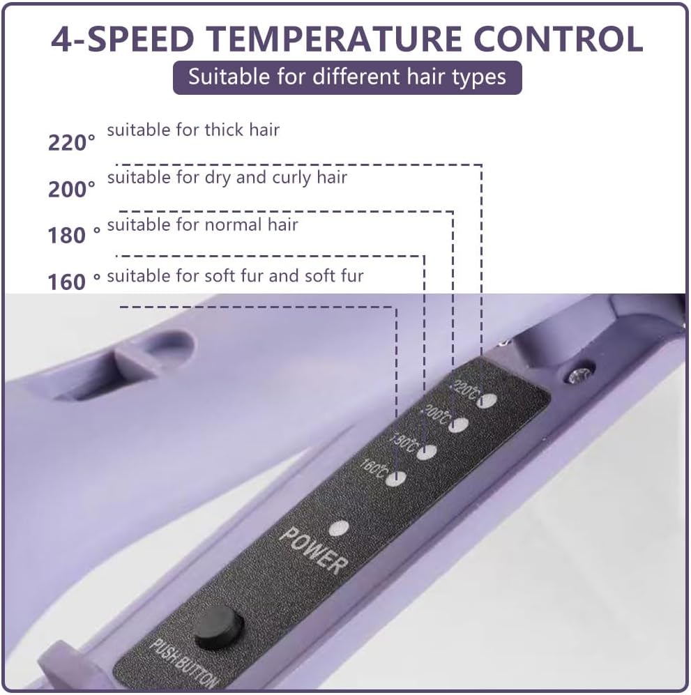 Ionic Ceramic Hair Curling Wand | 15-Second Heat-Up, 4 Heat Settings | Frizz-Free, Long-Lasting Curls, Silicone Safety Tip 6