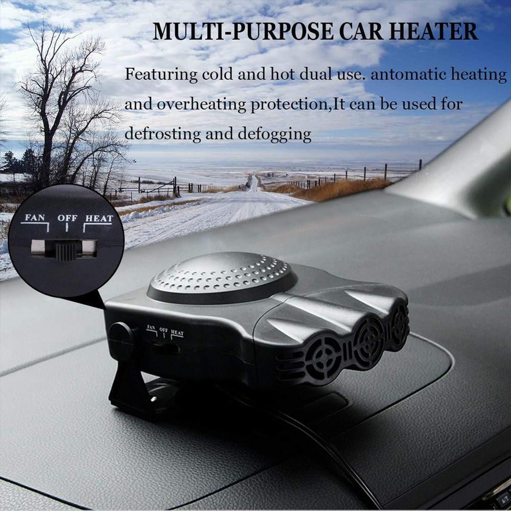 Portable Car Heater 150 W | 12 V Cigarette Lighter Plug-In Defroster and Defogger | Heat or Cool with 180 Degree Rotary Mount 7