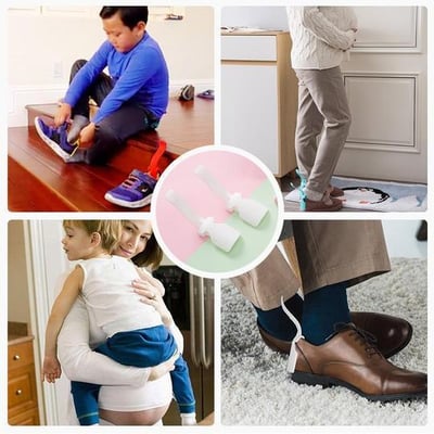 Shoe Horn Slip Aid Plastic | Ergonomic Heel-Fit Design | Bend-Free Shoe Helper For Easy Home, Travel & Daily Use 4