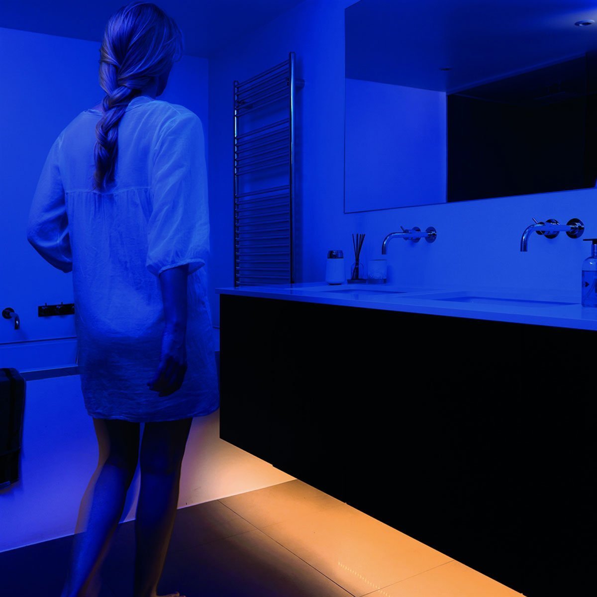 Motion Sensor LED Strip Light | Magnetic Mount, No Wiring Needed | Battery Powered Light for Closets, Stairs & Cupboards 7