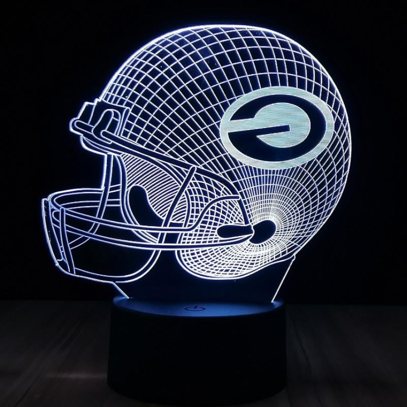 3D Illusion Night Light Acrylic | Touch & Remote Control with 7-16 Colour Modes | Dimmable USB or Battery Powered Lamp 6