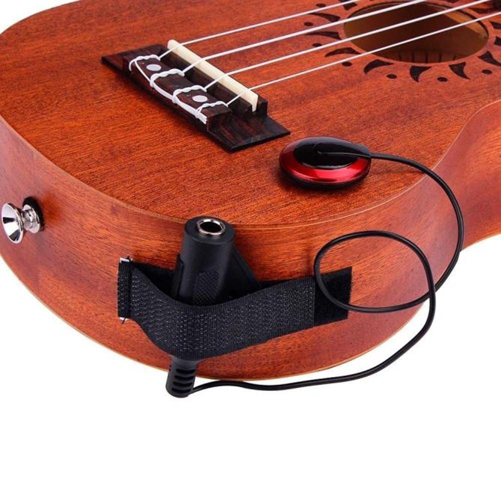Acoustic Guitar Pickup Transducer | Mini Clip-On Piezo Pickup | Passive Adhesive Mount for Multiple String Instruments 3