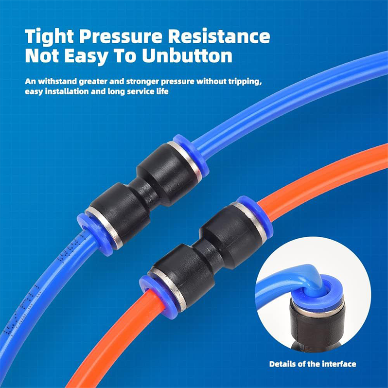 Air Tool Connector Set Pneumatic Rotatable with Push-to-Connect Lock 4