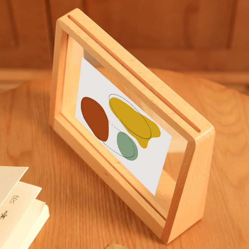 Norvik | Beech Wood Photo Frame - Acrylic Glass Display