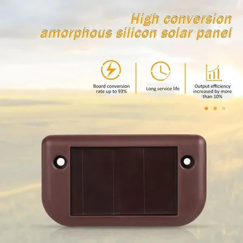 Solar Safety Lights, Weatherproof Outdoor Shell Design | 4, 8 or 12 Pack | Automatic Dusk-to-Dawn Warm or White LED 6