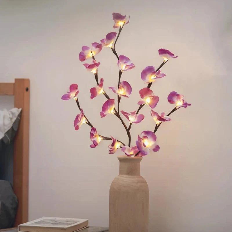 LED Branch Lights Plastic | Bendable Twigs, 20 LEDs, Battery-Powered | Flexible Décor Lighting for Home or Office 14