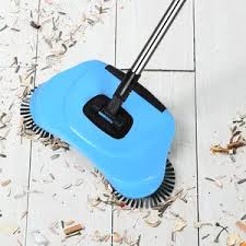 2-in-1 Vacuum Broom Stainless Steel | Cordless, No Battery, 360° Rotating Side Brushes | Works on Tile, Wood, Laminate, Carpets 7