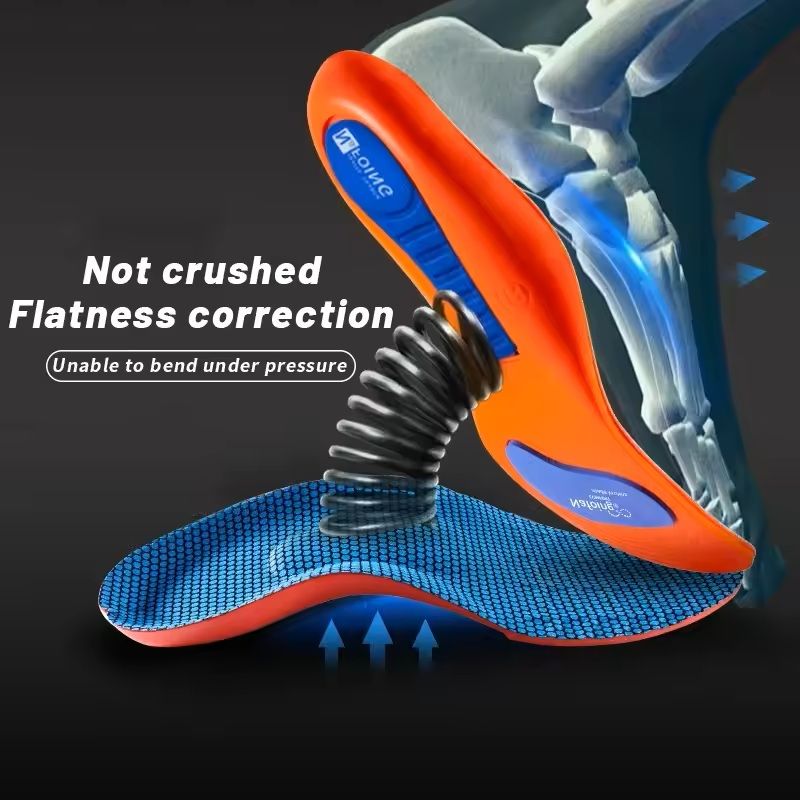 Orthotic Arch Support Insoles for Flat Feet | Shock-Absorbing Heel Pad | Trimmable Custom Fit for Running, Walking & Work Shoes 4
