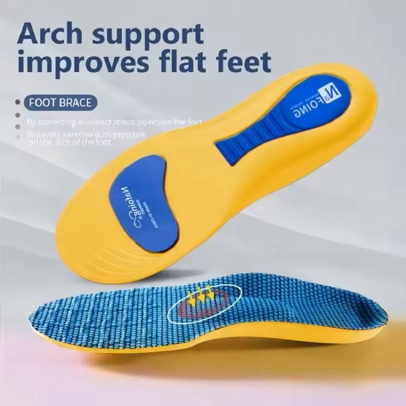 Orthotic Arch Support Insoles for Flat Feet | Shock-Absorbing Heel Pad | Trimmable Custom Fit for Running, Walking & Work Shoes 5