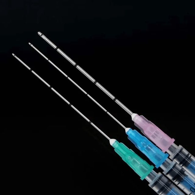 Blunt Tip Cannula Needles 50-Pack | Multi-Gauge Set for Facial Filler Injections | Sterile Medical-Grade Stainless Steel 3