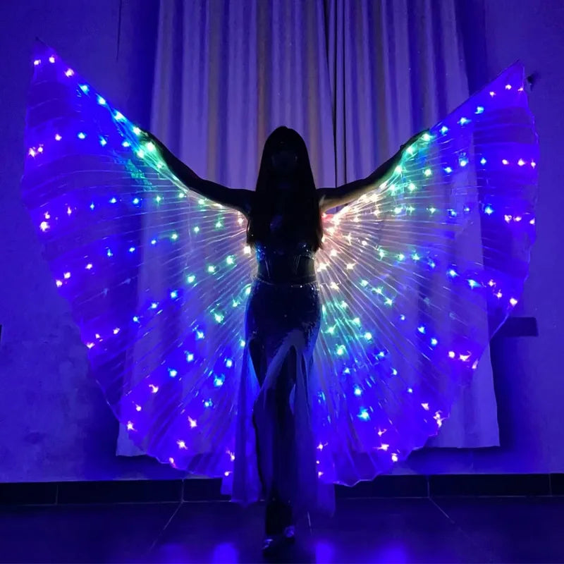 Women's LED Wings | Light Up Belly Dance Prop 2