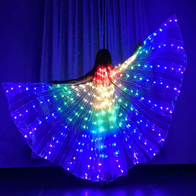 Women's LED Wings | Light Up Belly Dance Prop 4