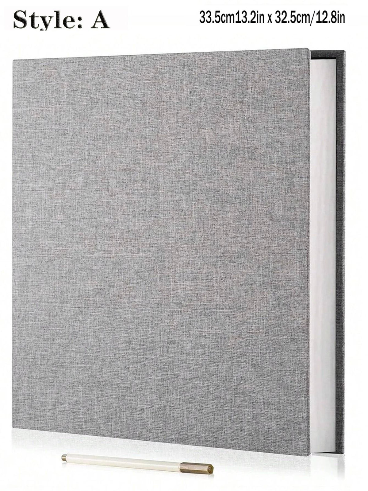Linen Photo Album Fabric Hardcover | Self-Adhesive Pages Fit 2x3 4x6 5x7 8x10 Photos | No Glue Needed, Reposition Freely 17