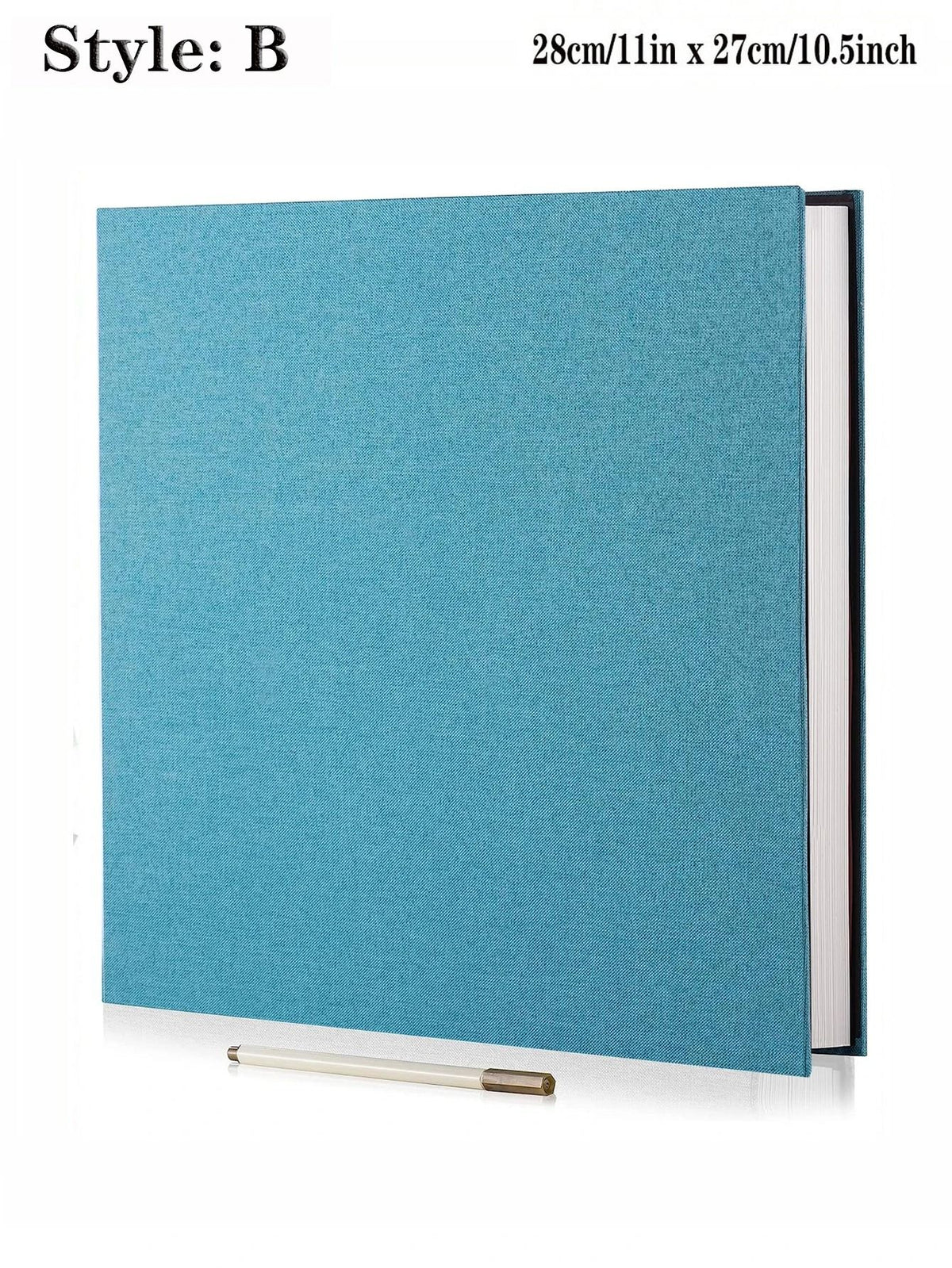 Linen Photo Album Fabric Hardcover | Self-Adhesive Pages Fit 2x3 4x6 5x7 8x10 Photos | No Glue Needed, Reposition Freely 20