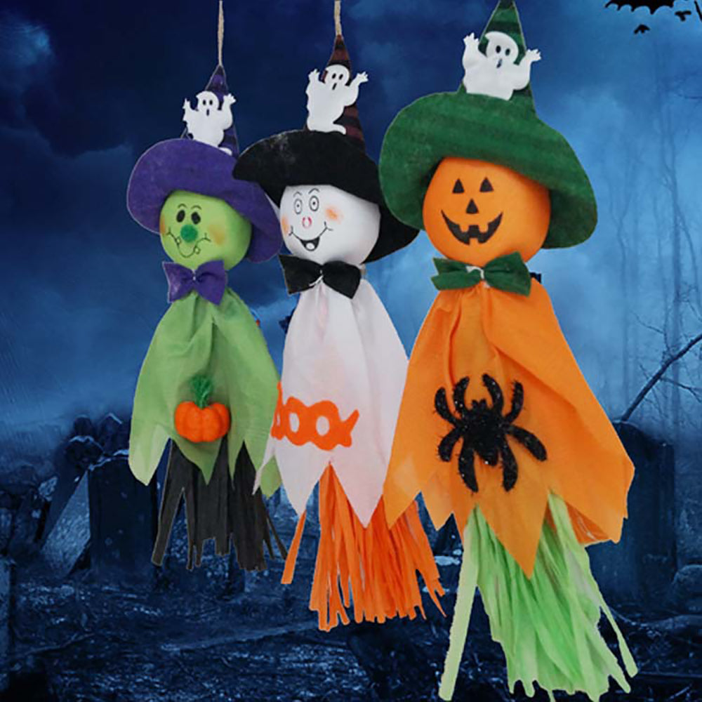Hanging Ghost Doll Pendant | Lightweight Halloween Decoration | Spooky Prop for Home, Classroom & Haunted House 3