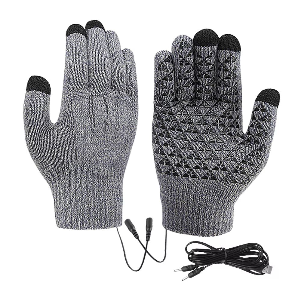 USB Electric Heated Gloves for Skiing, Riding & Outdoor Adventure | Touchscreen Fingertips | USB Powered Instant Warmth 8