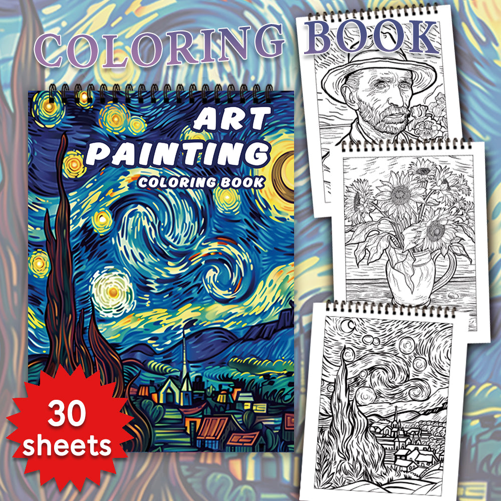 Spiral Colouring Book for Adults | Thick 100gsm Paper, Lay-Flat Spiral Binding | Stress Relief Art Therapy Gift 3