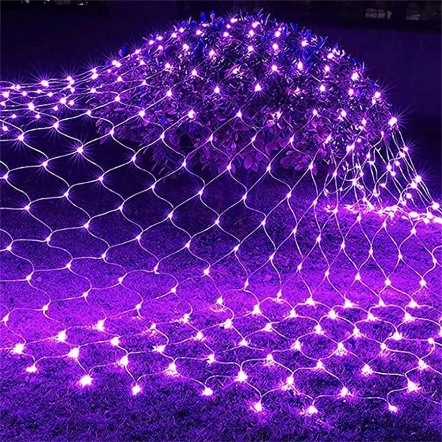 LED Net Mesh Fairy Light Curtain | 8 Lighting Modes, Up to 672 LEDs | For Parties, Weddings and Halloween Décor 1
