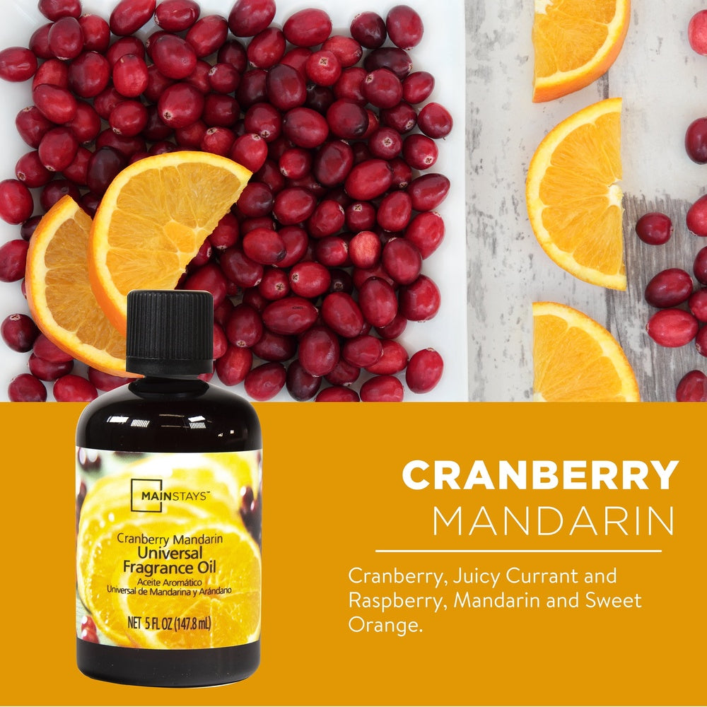 Cranberry Mandarin Fragrance Oil 5 fl oz | For Diffusers, Warmers & Potpourri | Long-Lasting Home & Office Aromatherapy Scent 2