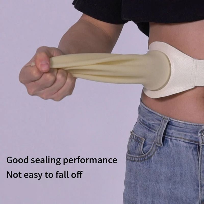 Drainable Ostomy Pouch with Adjustable Belt | Silicone Colostomy Ileostomy Urostomy Bag | Secure, Reusable Support 3