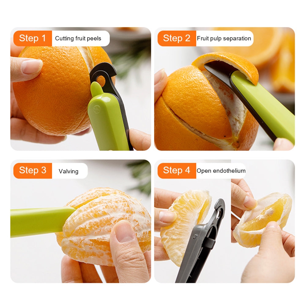 Citrus Peeler Stripper | Multifunction Peeling, Stripping & Cutting Tool | Ergonomic Grip for Mess-Free Fruit Prep 6