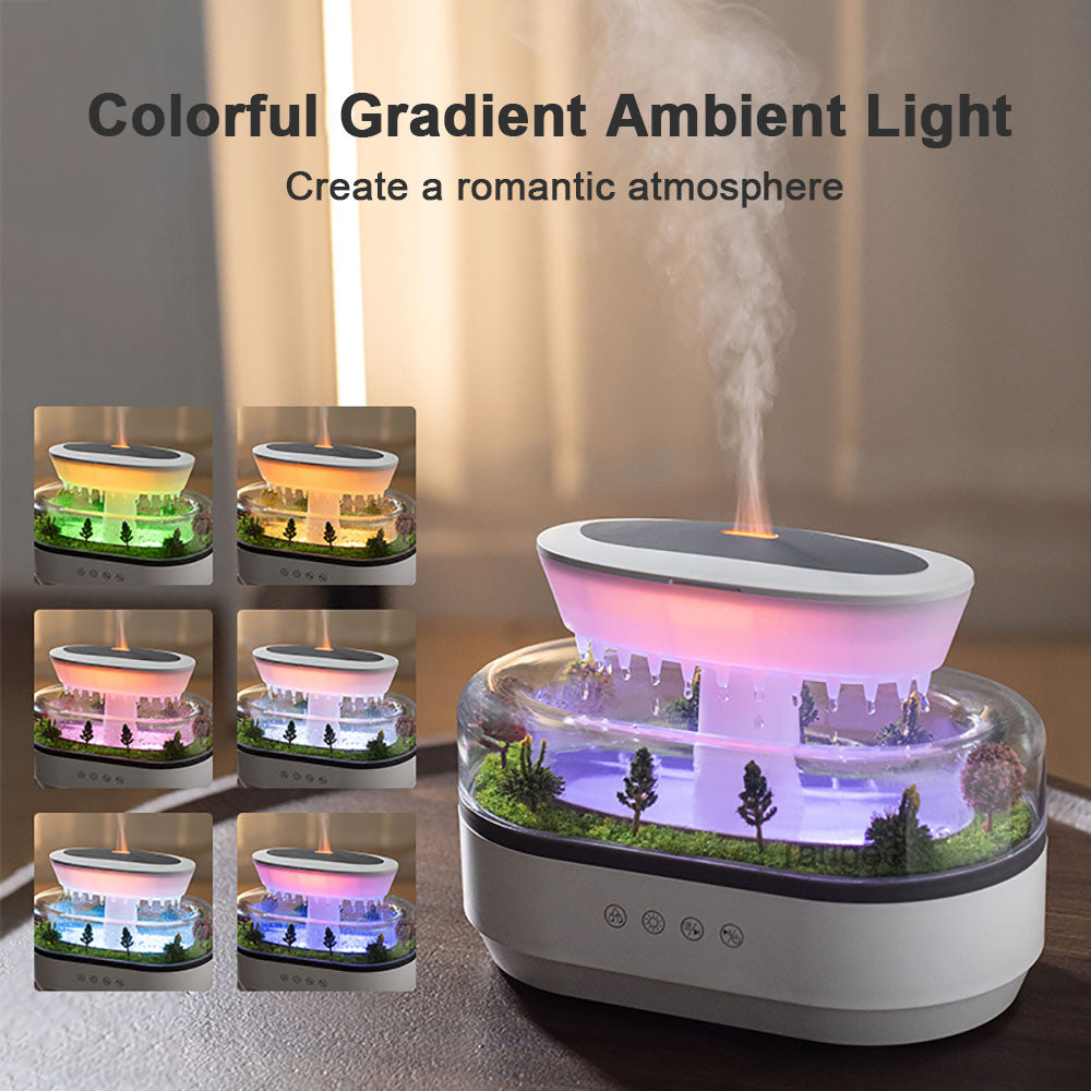 Ultrasonic Aroma Diffuser Humidifier | Colour-Changing LED Light & White Noise | Essential Oil Compatible Mist 5