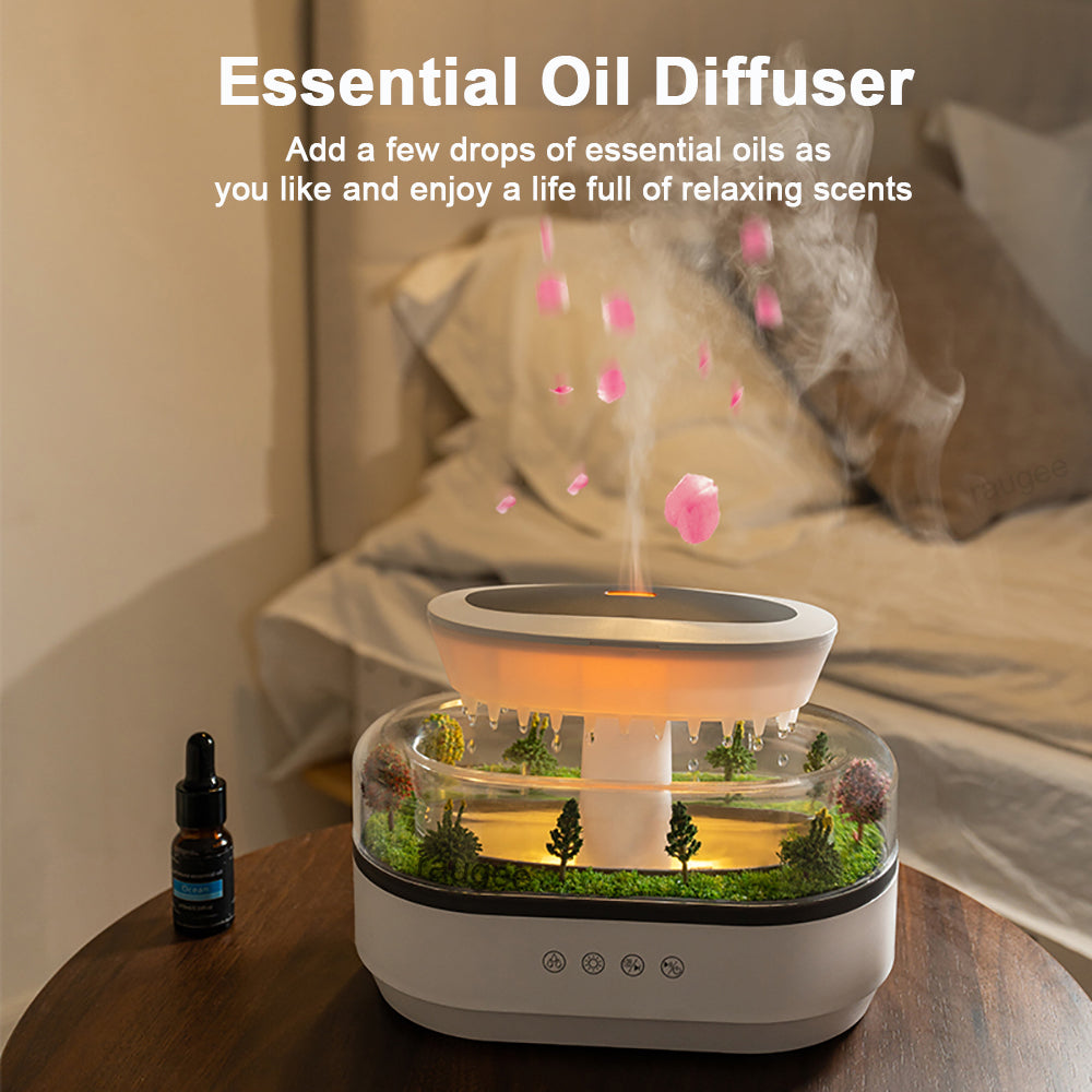 Ultrasonic Aroma Diffuser Humidifier | Colour-Changing LED Light & White Noise | Essential Oil Compatible Mist 6