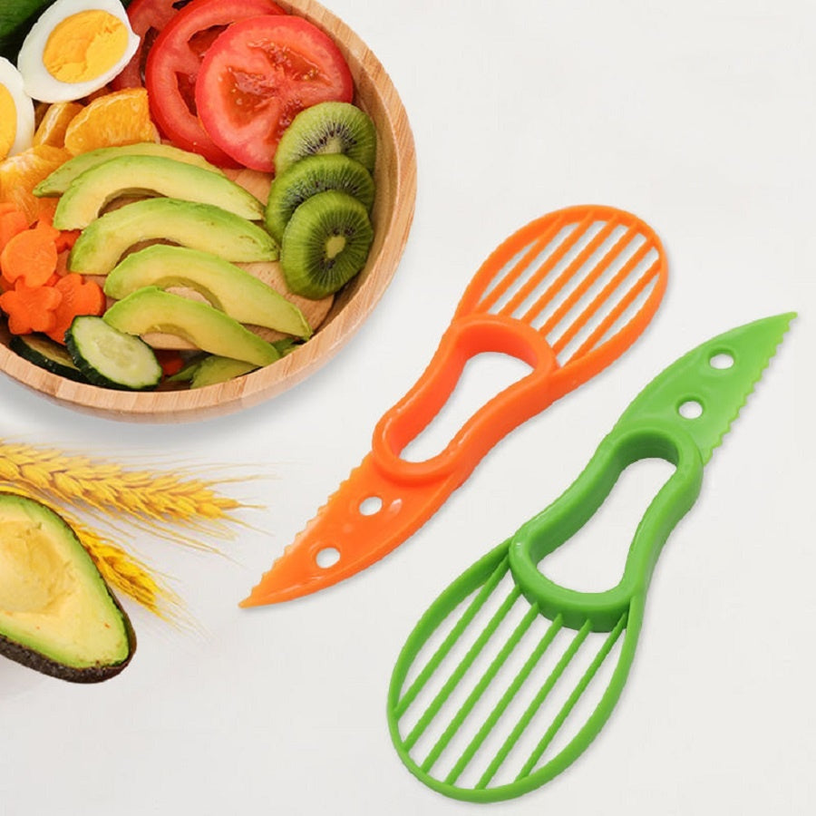 Avocado Slicer Knife 3-in-1 | Cut, Pit and Slice in One Tool | Safe Blade for Effortless Avocado Prep in Every Kitchen 1