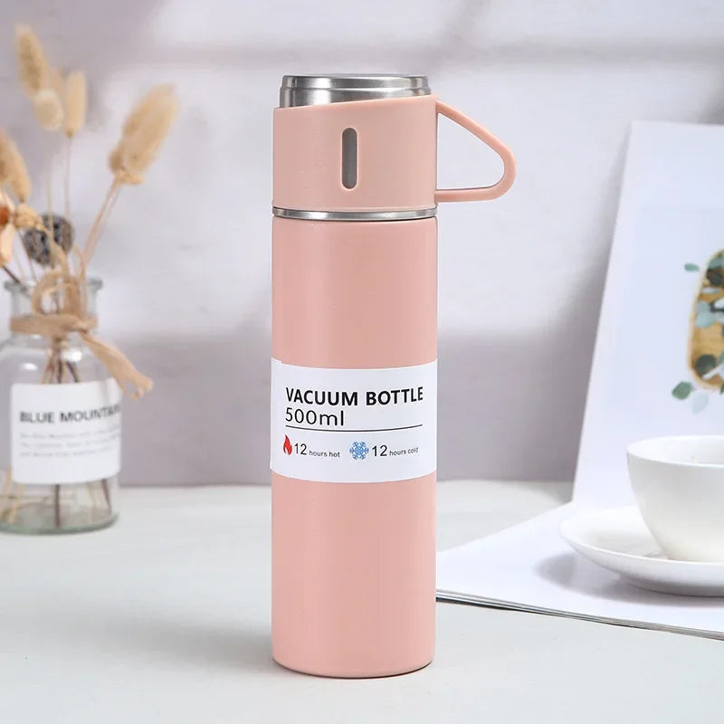 Vacuum Insulated Travel Mug Stainless Steel | 500ml Leak-Resistant Coffee Bottle | Keeps Drinks Hot or Cold for Hours 8