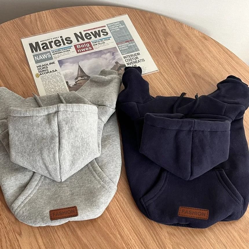 Plush Dog Hoodie | Soft Fleece Lining for Small Breeds | Warm Cosy Fit for Autumn, Winter and Early Spring Walks 2