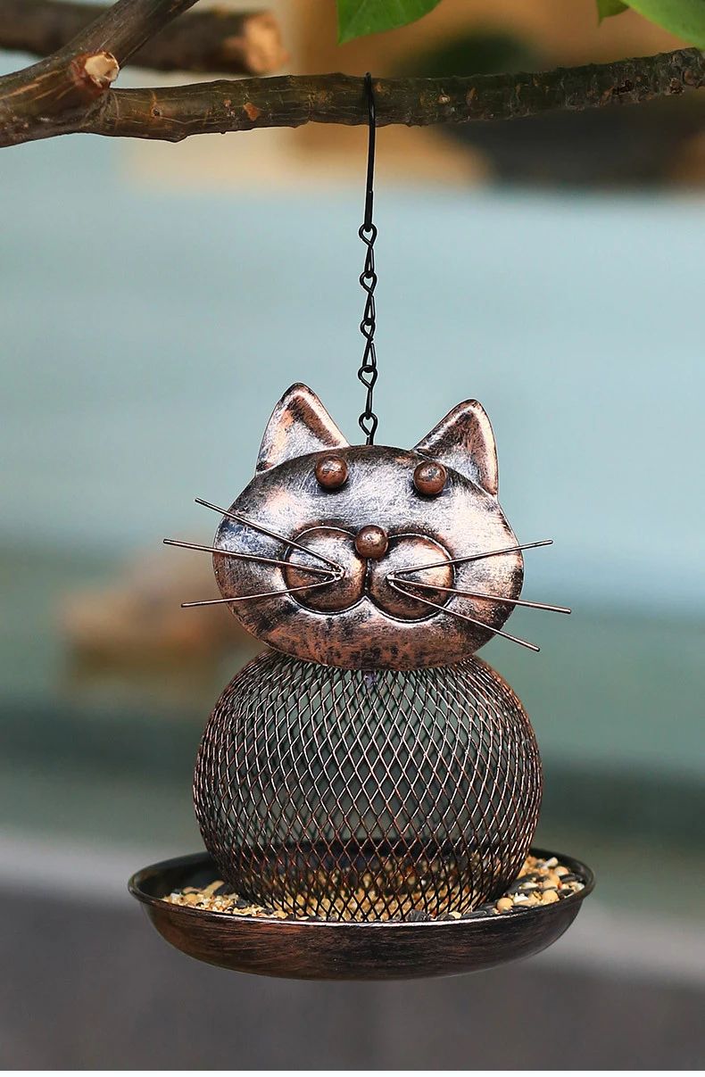 Squirrel-Proof Metal Bird Feeder | Large-Capacity Hanging Design | Rust-Resistant Build for Gardens, Patios & Balconies 10