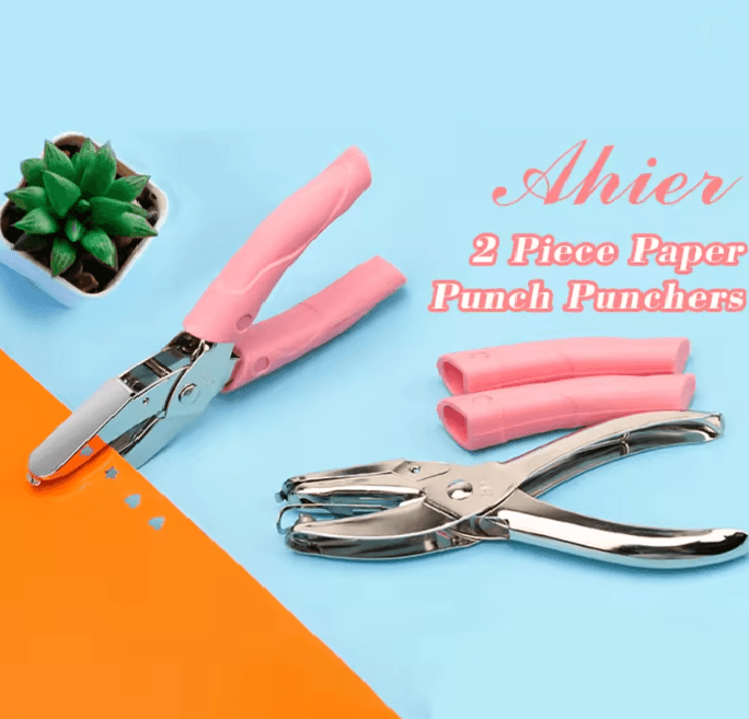 Single Hole Craft Punch Metal Cutting Core | Star Heart Circle Shapes | Clean One-Press Cutouts for Scrapbooking & DIY 4