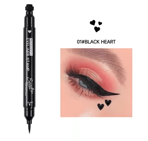 Dual-Ended Stamp Liquid Eyeliner for Women | Waterproof Quick-Drying Formula | Long-Lasting Smudge-Resistant Wear 4