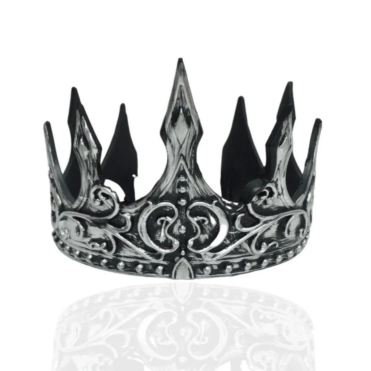 Kids' Baroque Metal Crown | Cosplay Tiara & Royal Ball Prop 3