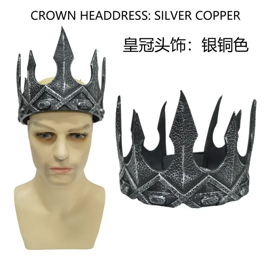 Kids' Baroque Metal Crown | Cosplay Tiara & Royal Ball Prop 6