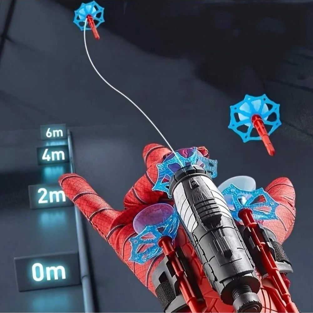 Spider Web Shooter Glove Superhero Cosplay Toy | Wrist-Mounted Shooting Mechanism | Interactive Play for Kids & Adults 3