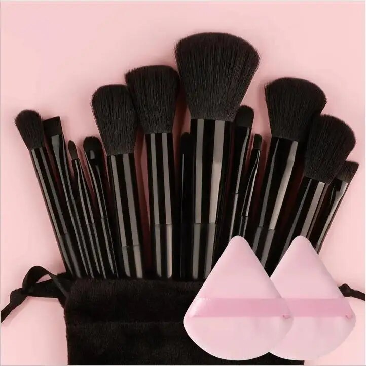 Makeup Brush Set for Women | 13-Piece Kabuki & Blending Brushes | Soft Fluffy Bristles for Flawless Foundation & Eyeshadow 10