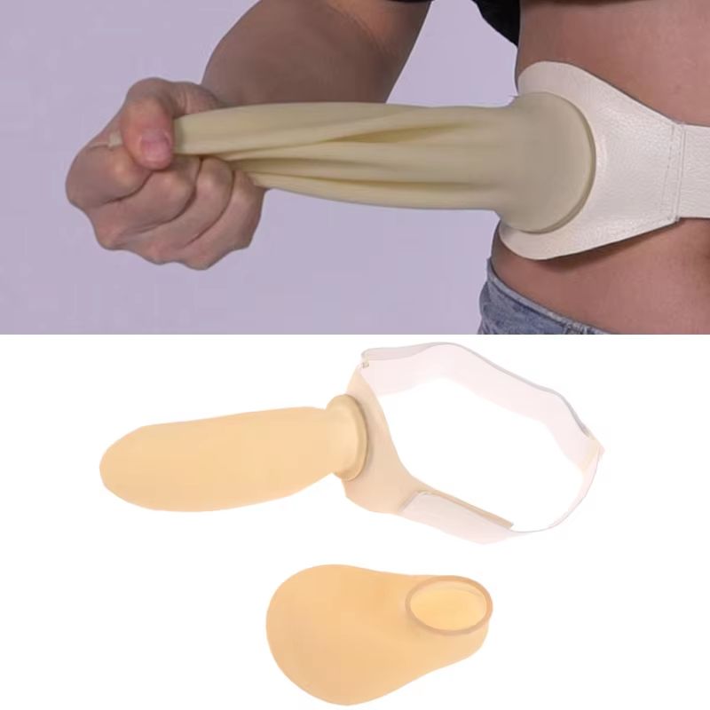 Drainable Ostomy Pouch with Adjustable Belt | Silicone Colostomy Ileostomy Urostomy Bag | Secure, Reusable Support 2