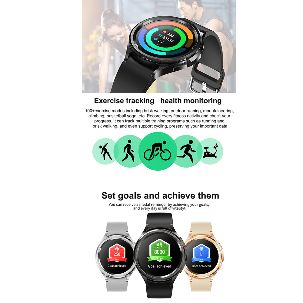 Smartwatch for Men with GPS | AMOLED Display, 100+ Sport Modes | Heart Rate Monitor, Notifications & Long Battery Life 5
